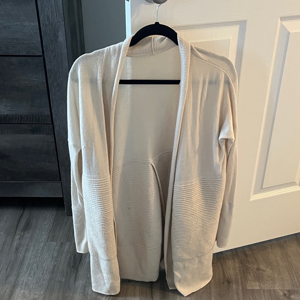 Lululemon Athletica Cream Cardigan